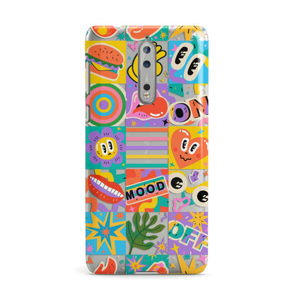 Sticker Grid Nokia Case