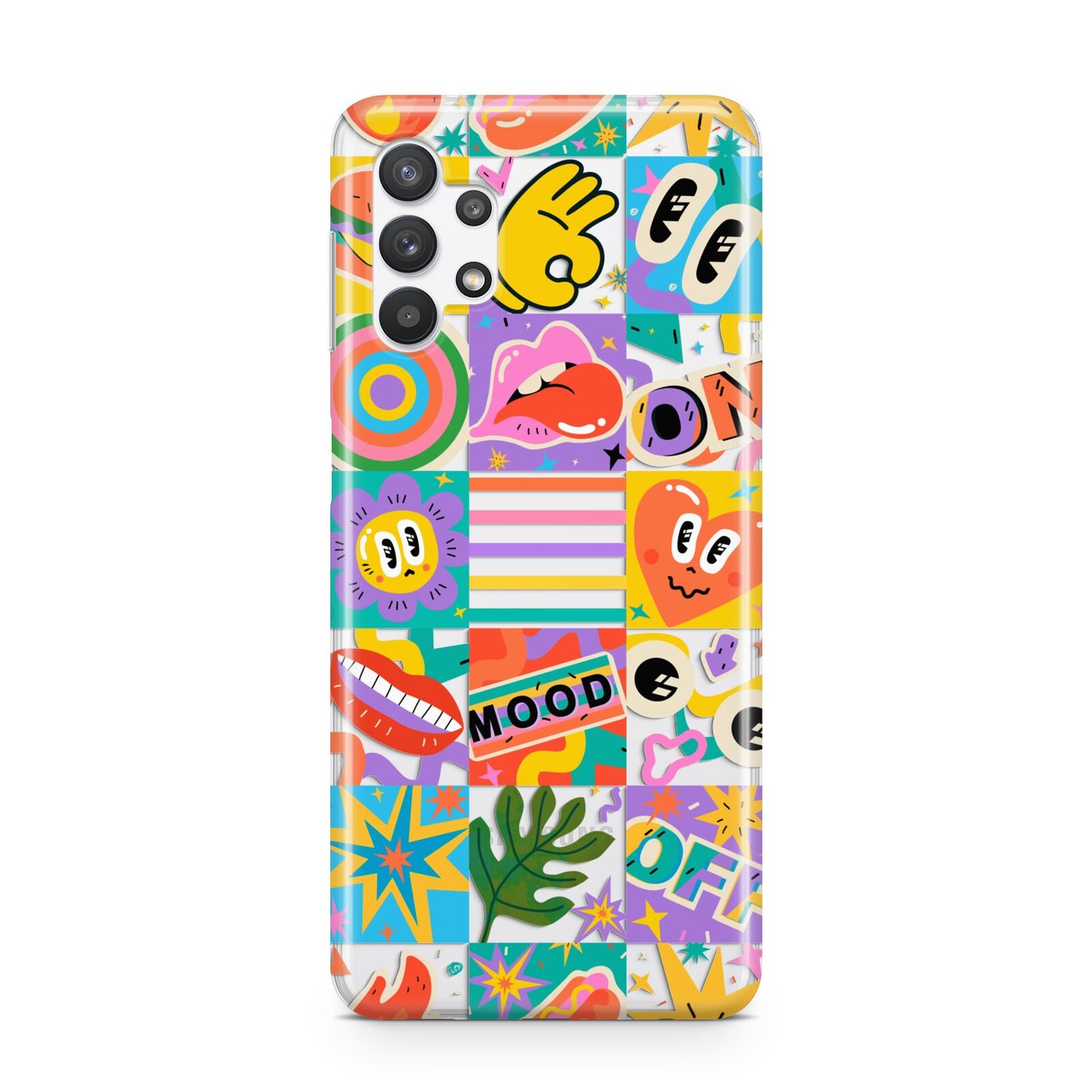 Sticker Grid Samsung A32 5G Case
