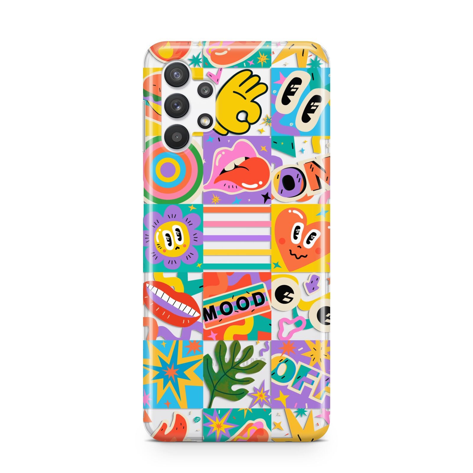 Sticker Grid Samsung A32 5G Case