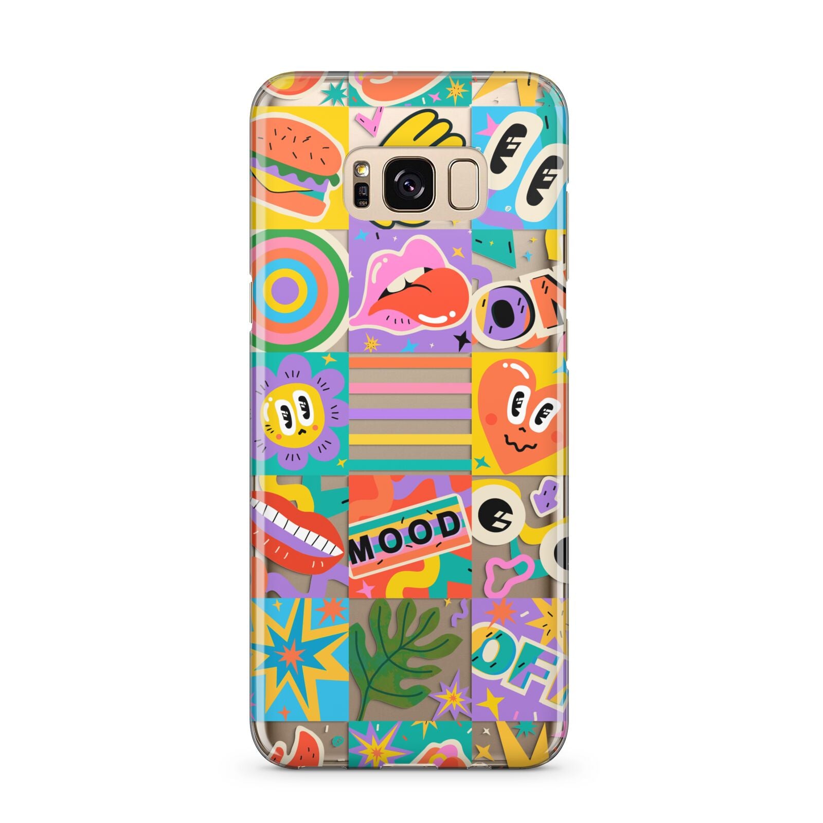Sticker Grid Samsung Galaxy S8 Plus Case