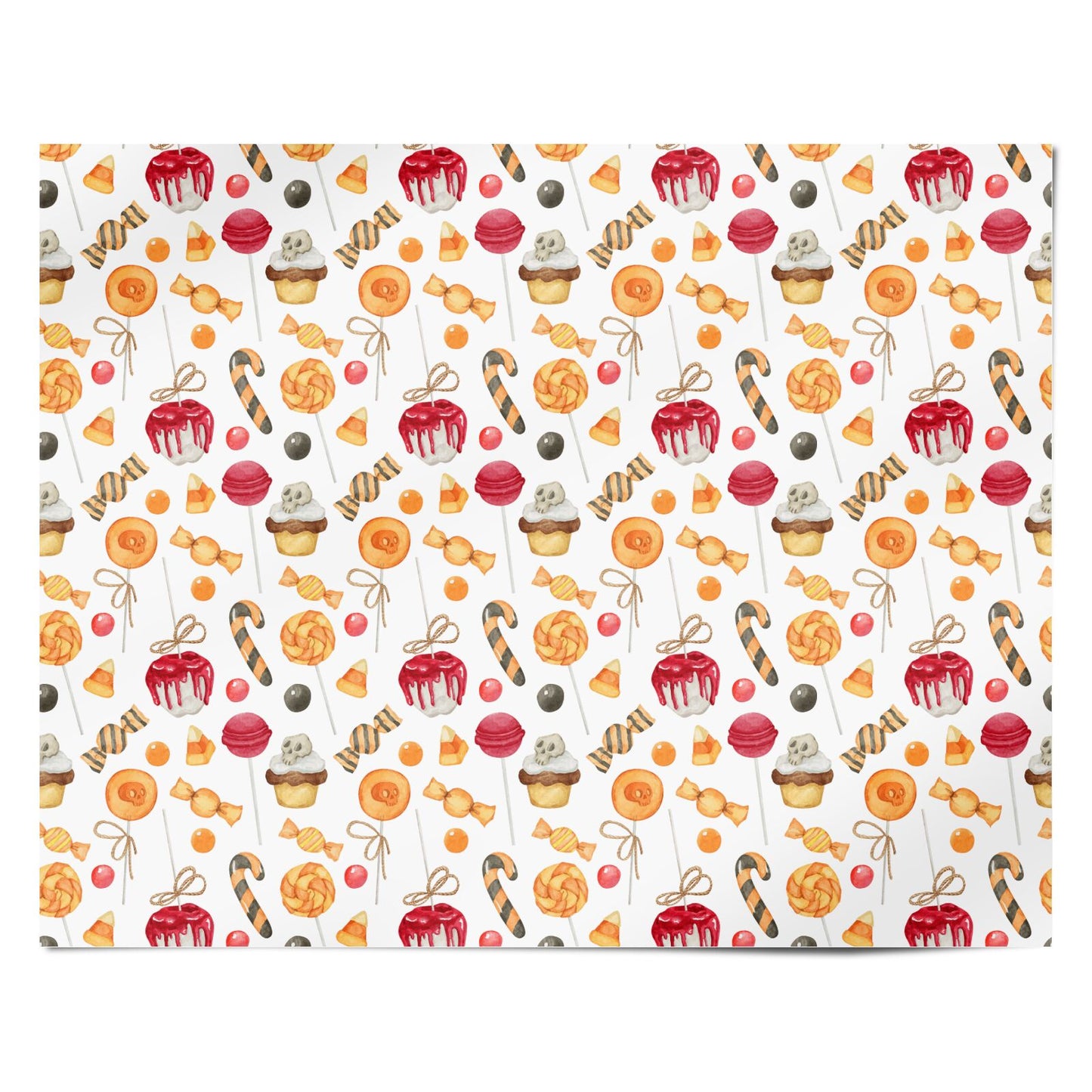 Sticky Halloween Treats Personalised Wrapping Paper Alternative