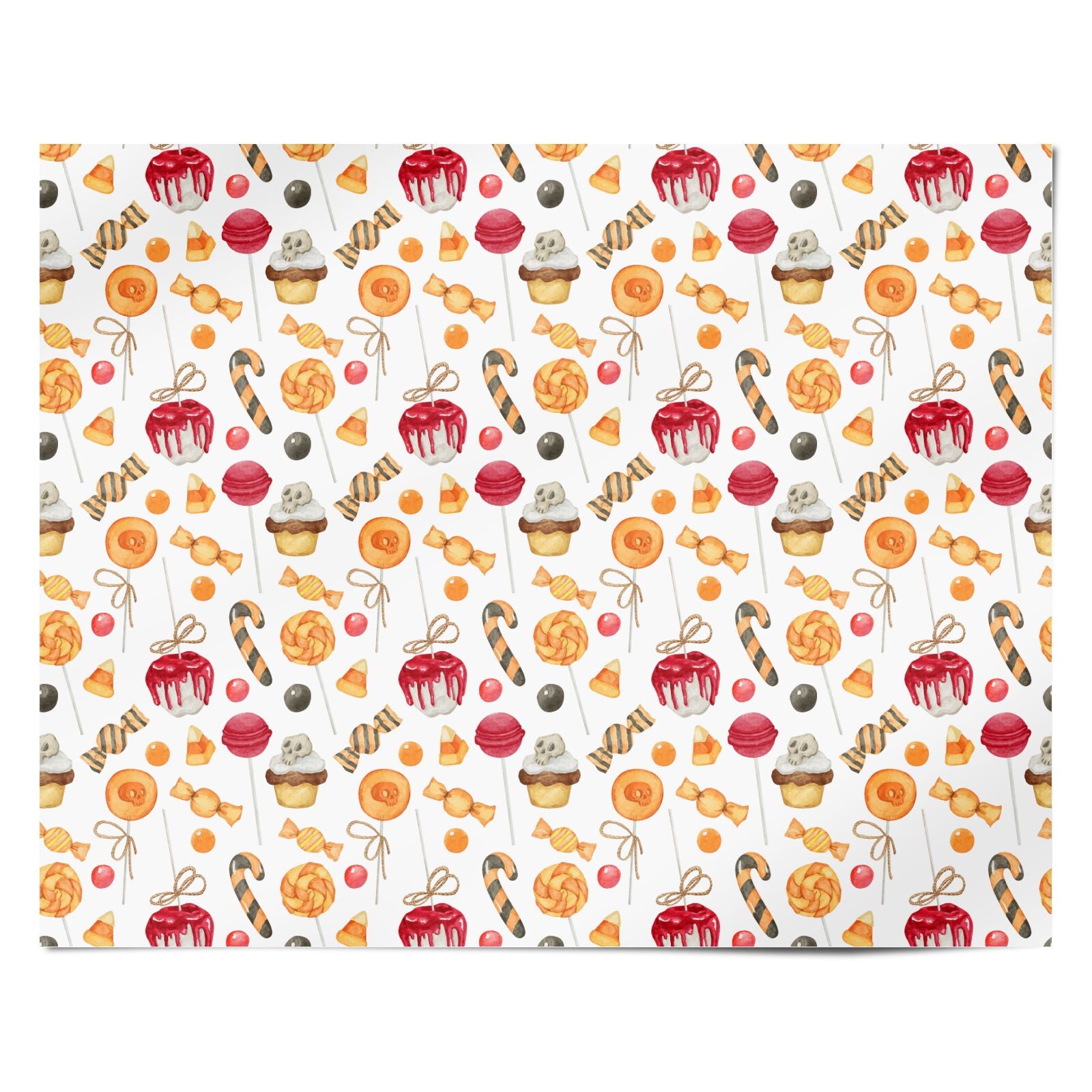 Sticky Halloween Treats Personalised Wrapping Paper Alternative