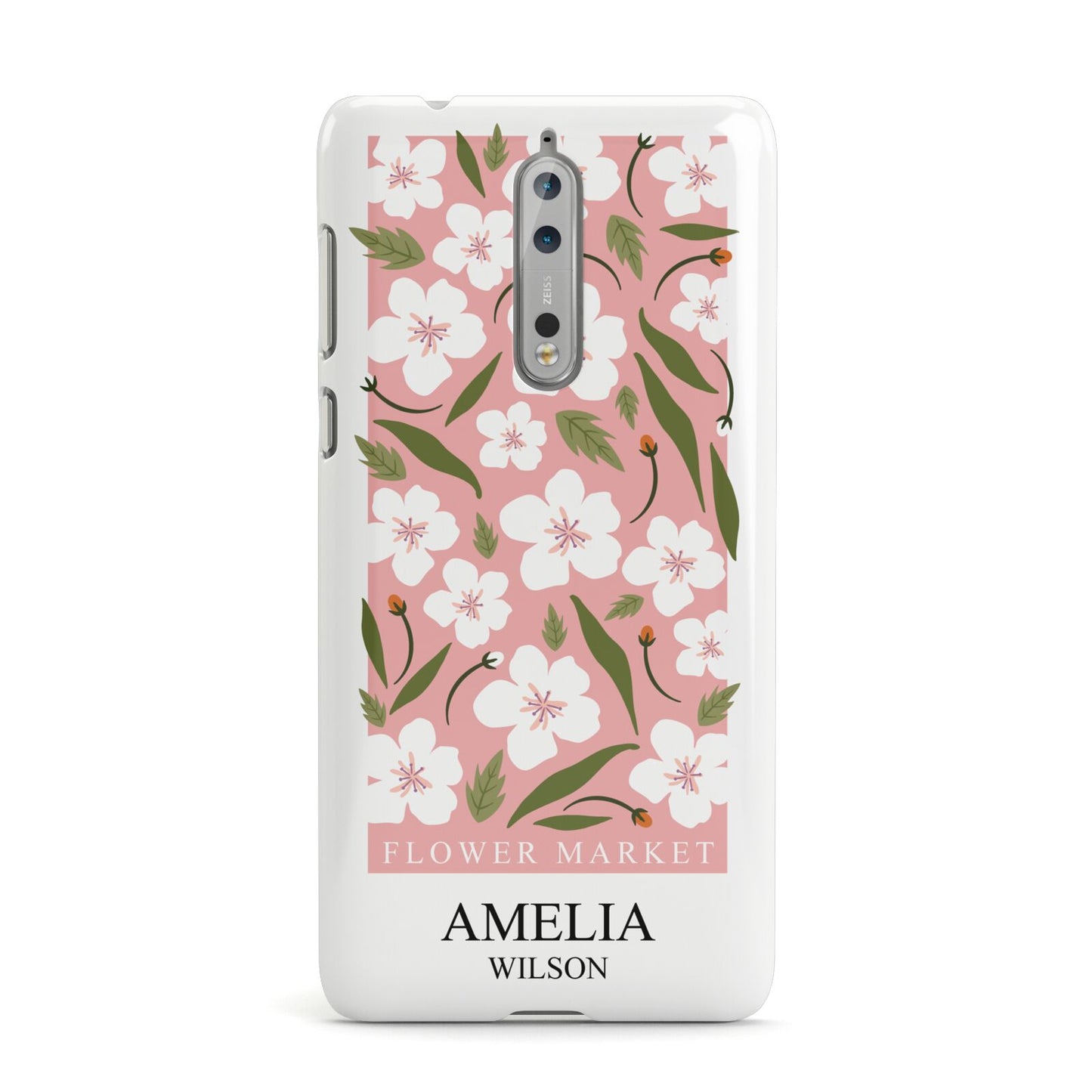 Stockholm Flower Market Poster Nokia Case