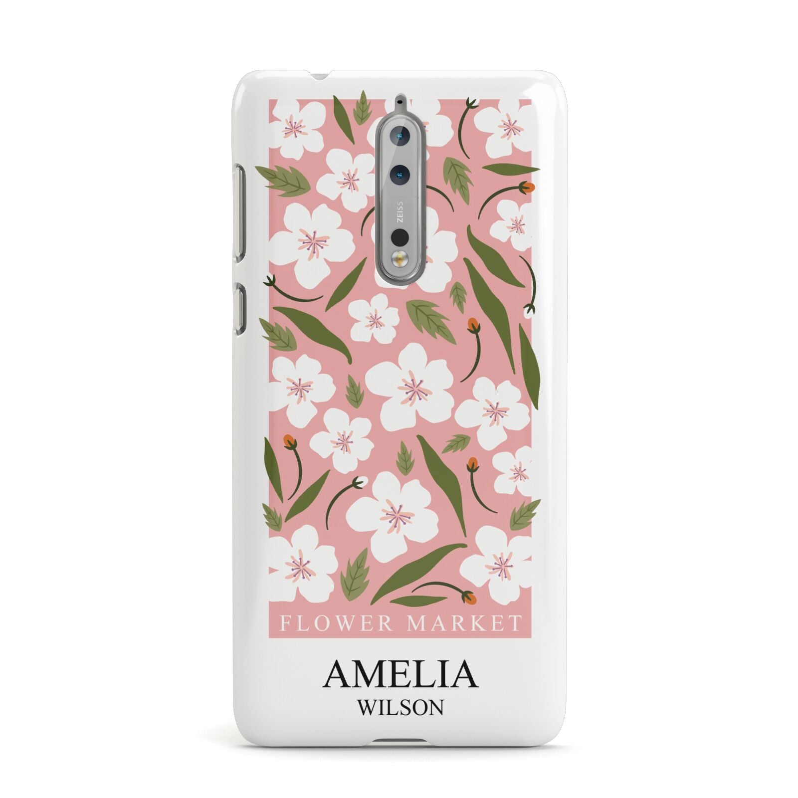 Stockholm Flower Market Poster Nokia Case