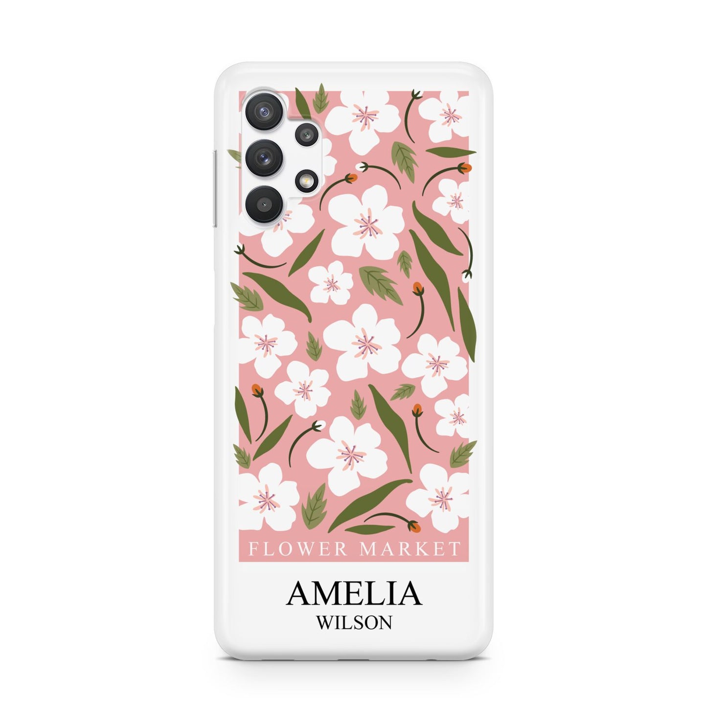 Stockholm Flower Market Poster Samsung A32 5G Case