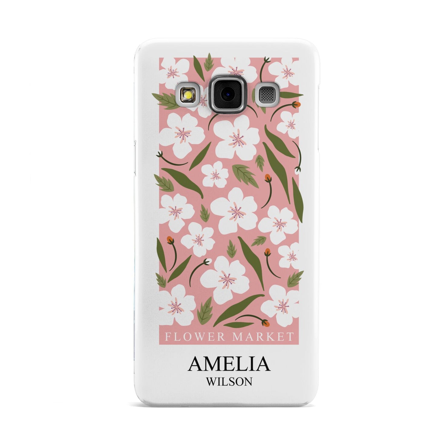 Stockholm Flower Market Poster Samsung Galaxy A3 Case
