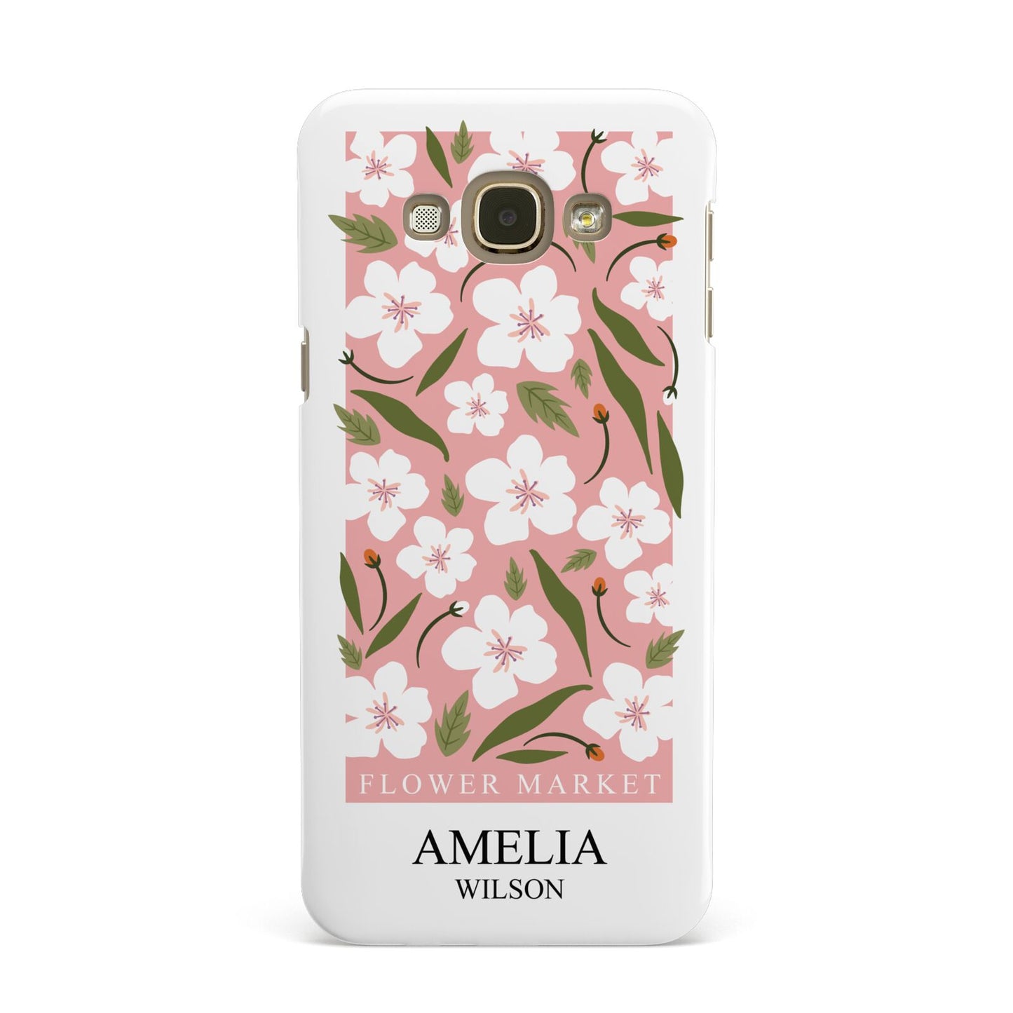 Stockholm Flower Market Poster Samsung Galaxy A8 Case