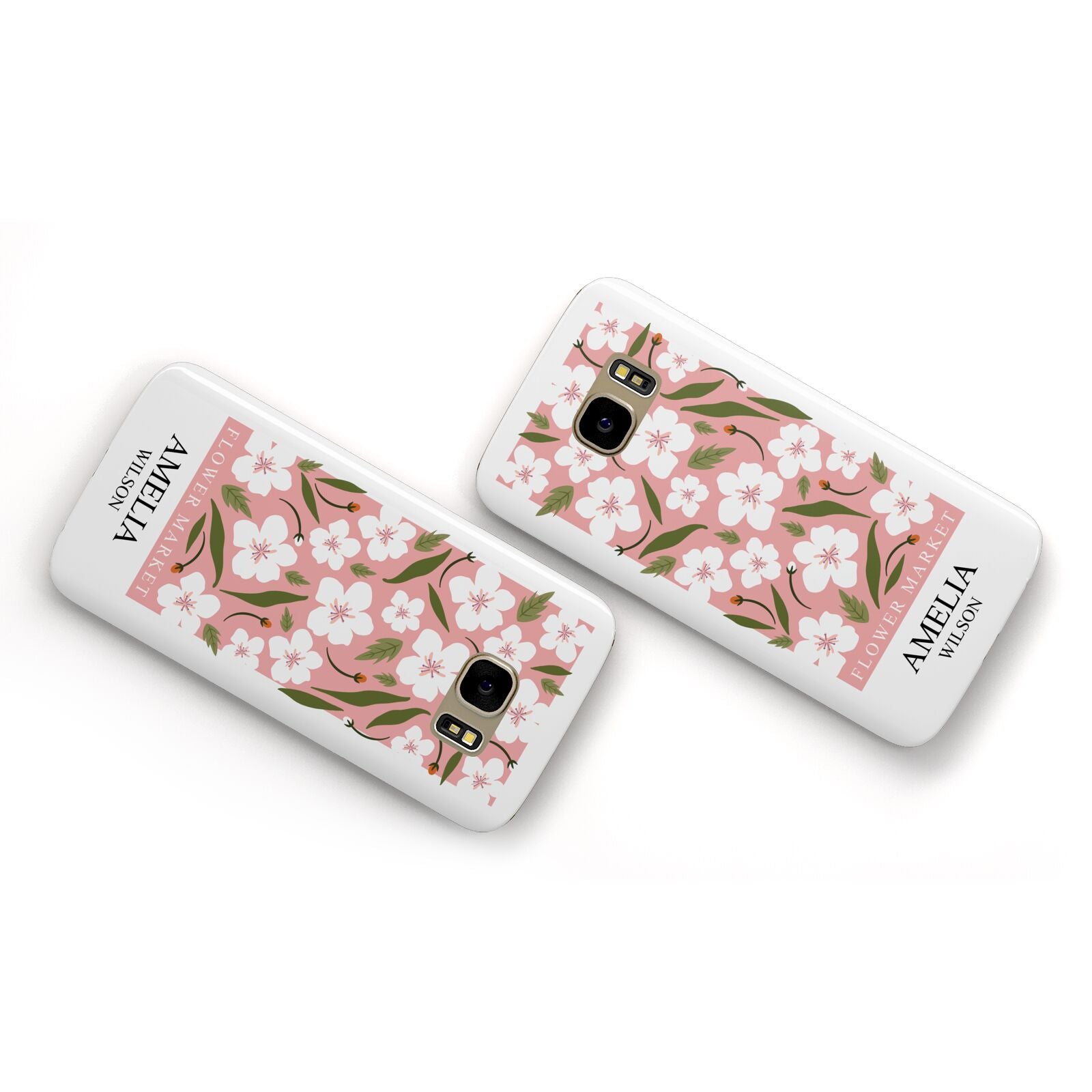 Stockholm Flower Market Poster Samsung Galaxy Case Flat Overview