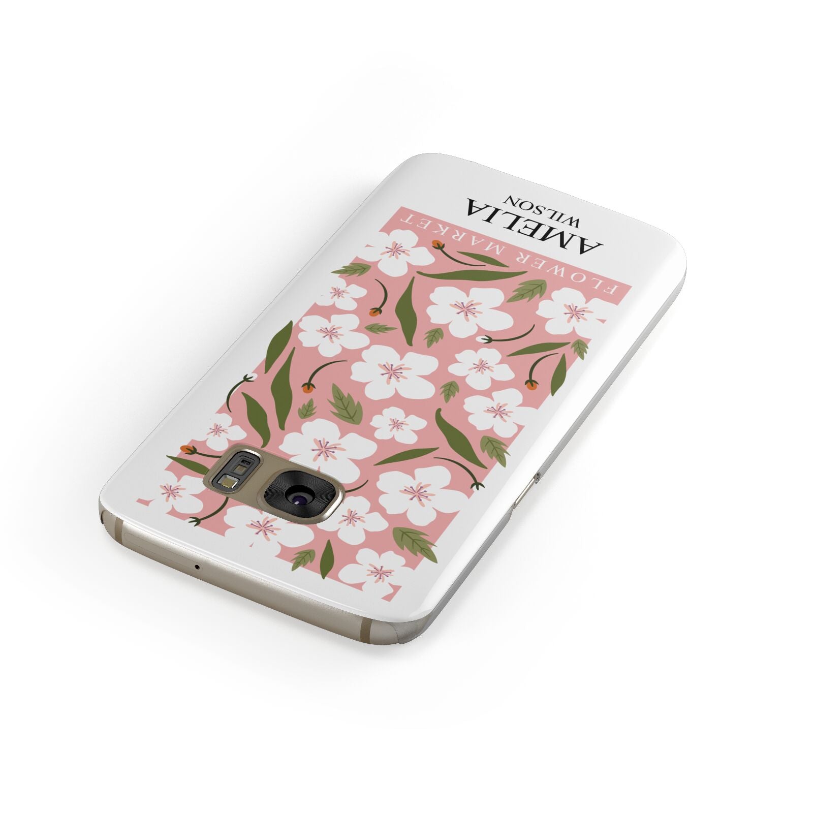 Stockholm Flower Market Poster Samsung Galaxy Case Front Close Up