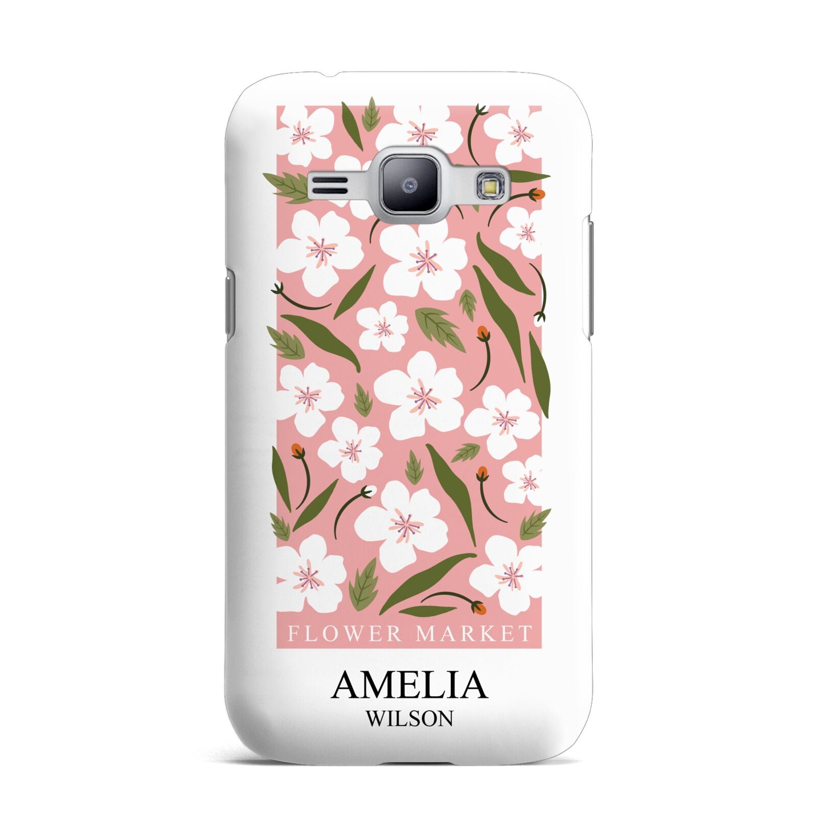 Stockholm Flower Market Poster Samsung Galaxy J1 2015 Case