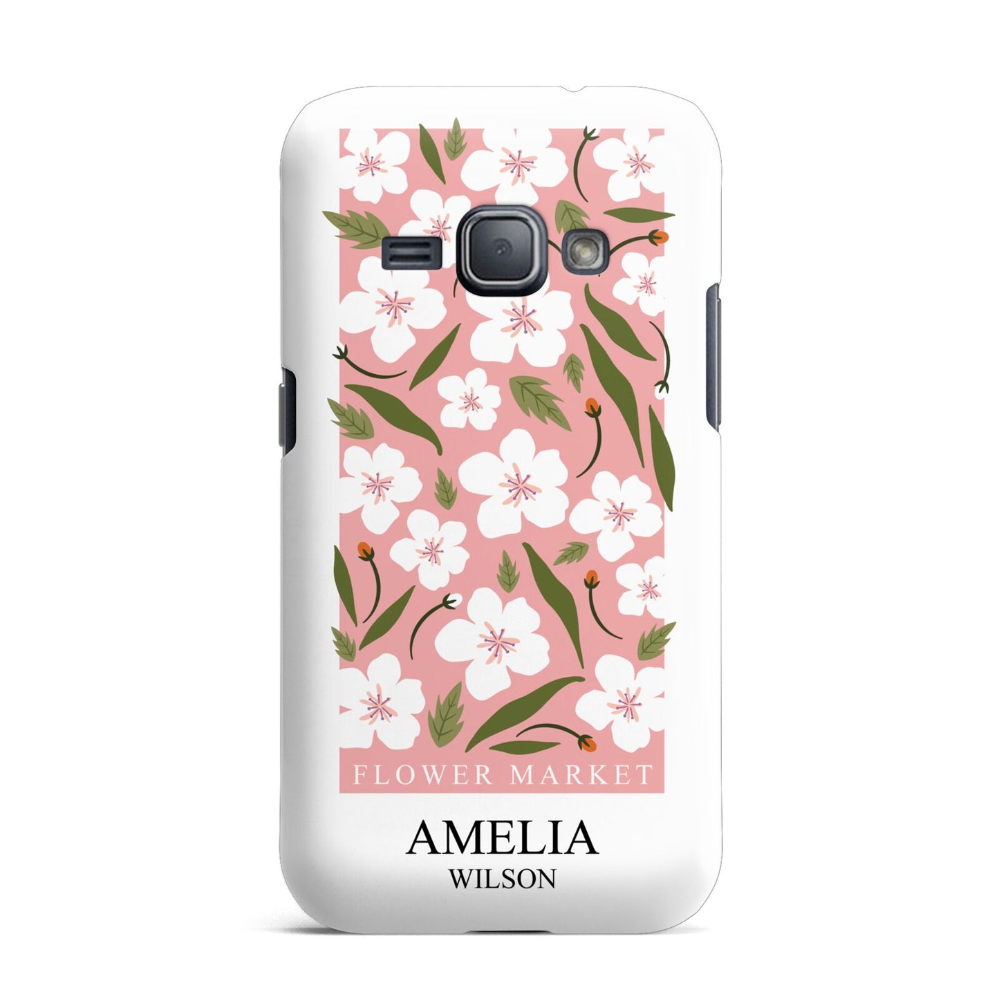 Stockholm Flower Market Poster Samsung Galaxy J1 2016 Case