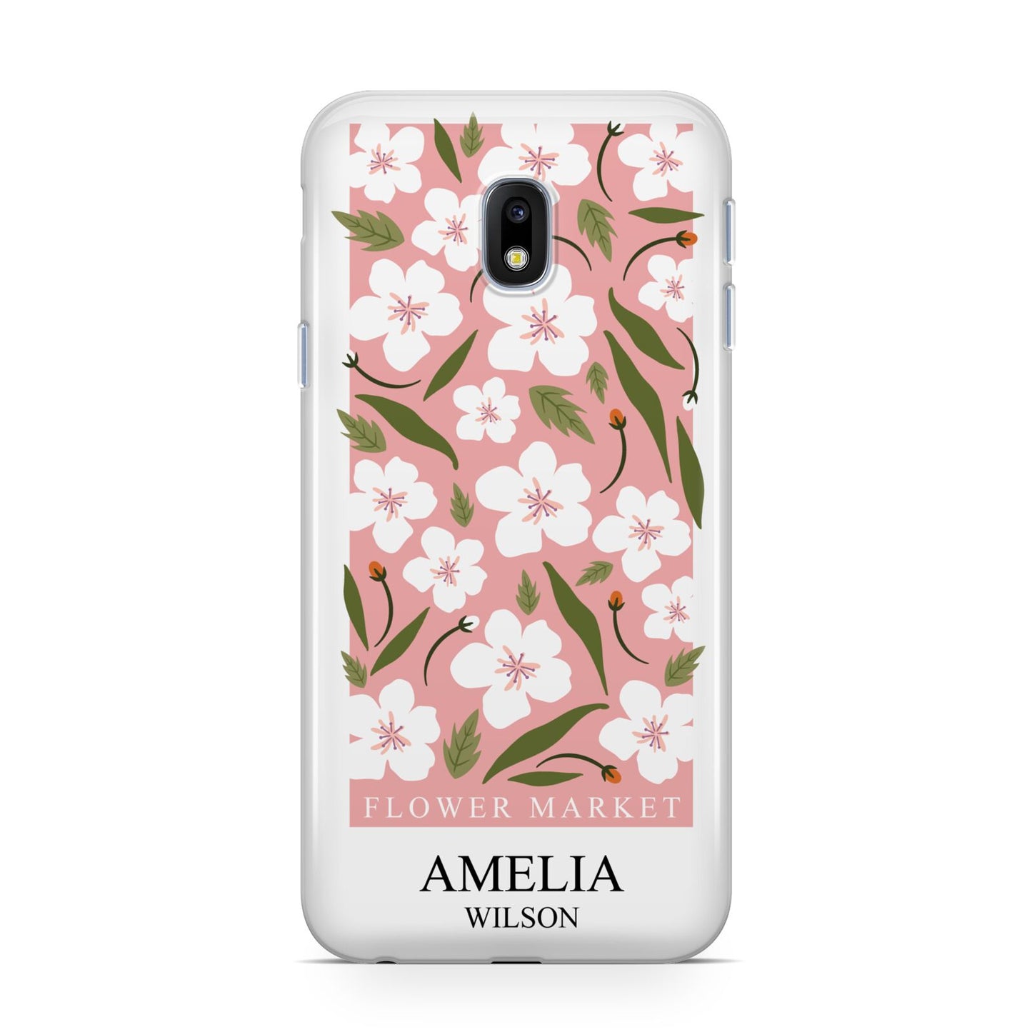 Stockholm Flower Market Poster Samsung Galaxy J3 2017 Case