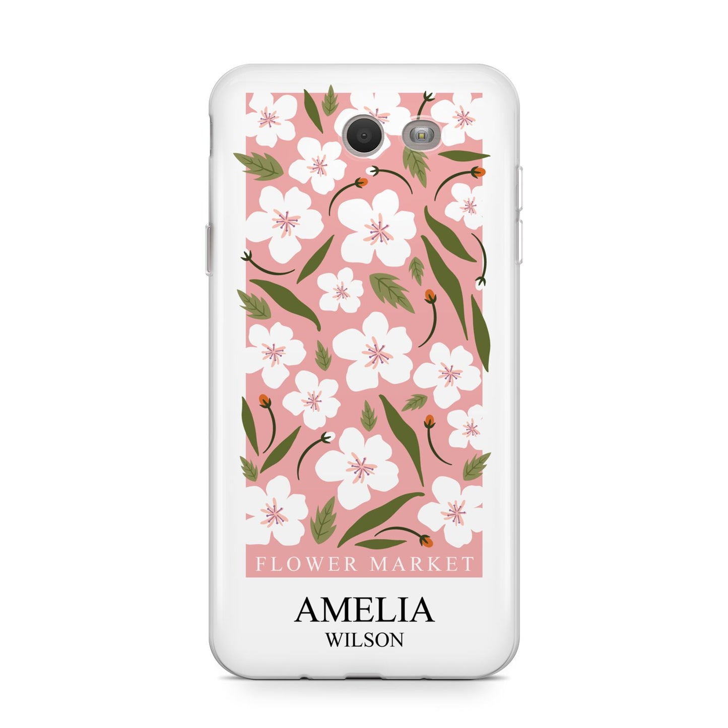 Stockholm Flower Market Poster Samsung Galaxy J7 2017 Case