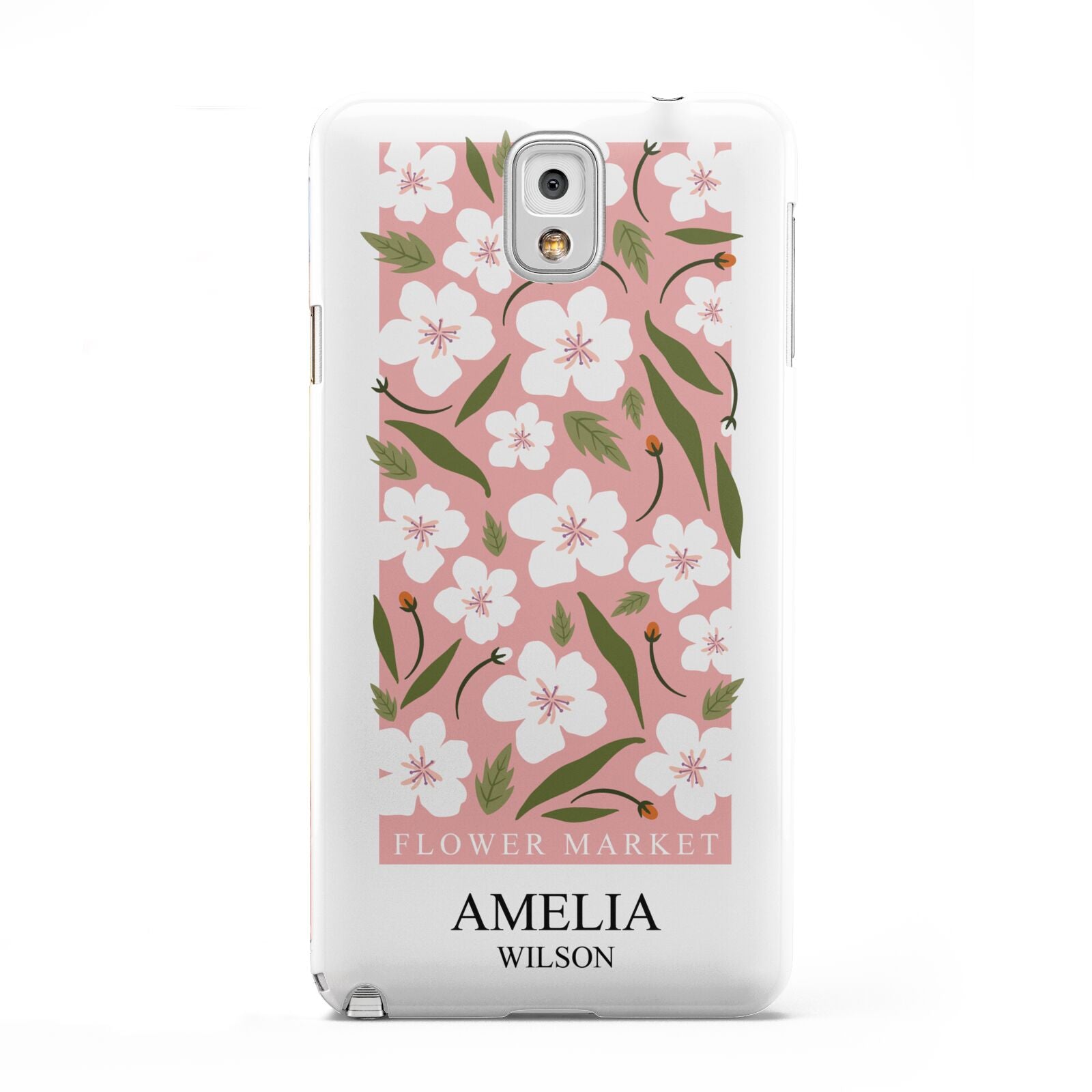 Stockholm Flower Market Poster Samsung Galaxy Note 3 Case