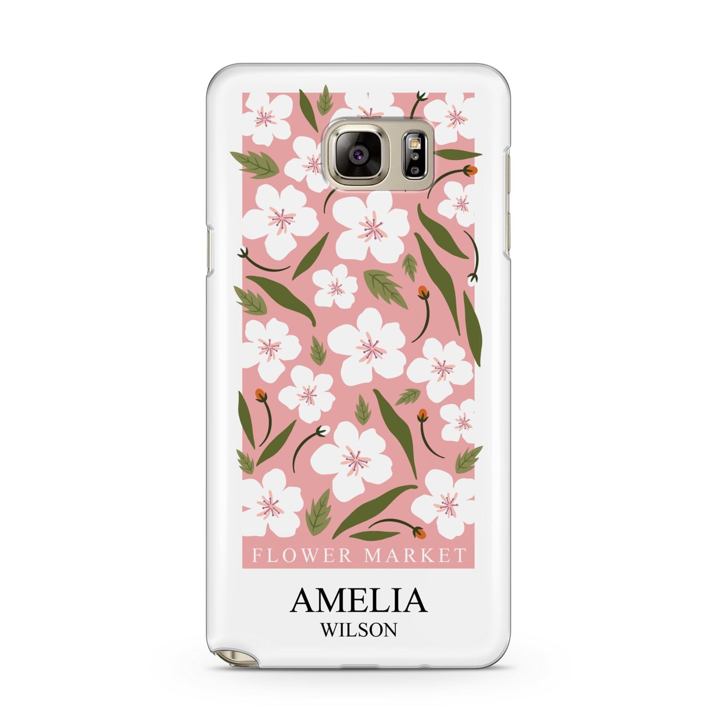 Stockholm Flower Market Poster Samsung Galaxy Note 5 Case