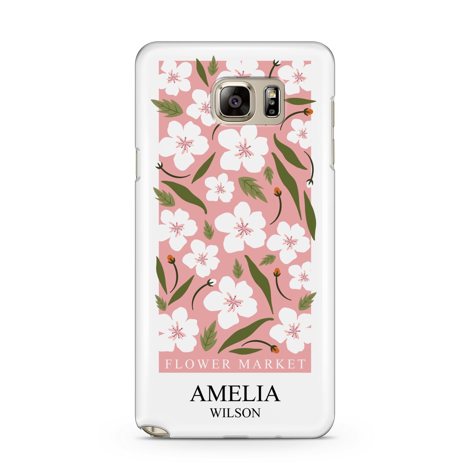 Stockholm Flower Market Poster Samsung Galaxy Note 5 Case