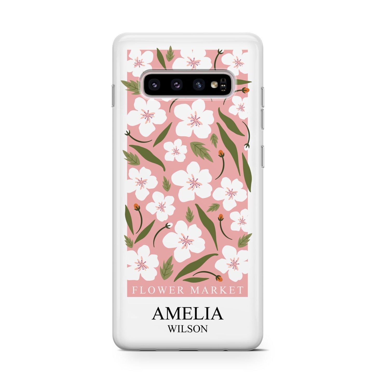 Stockholm Flower Market Poster Samsung Galaxy S10 Case