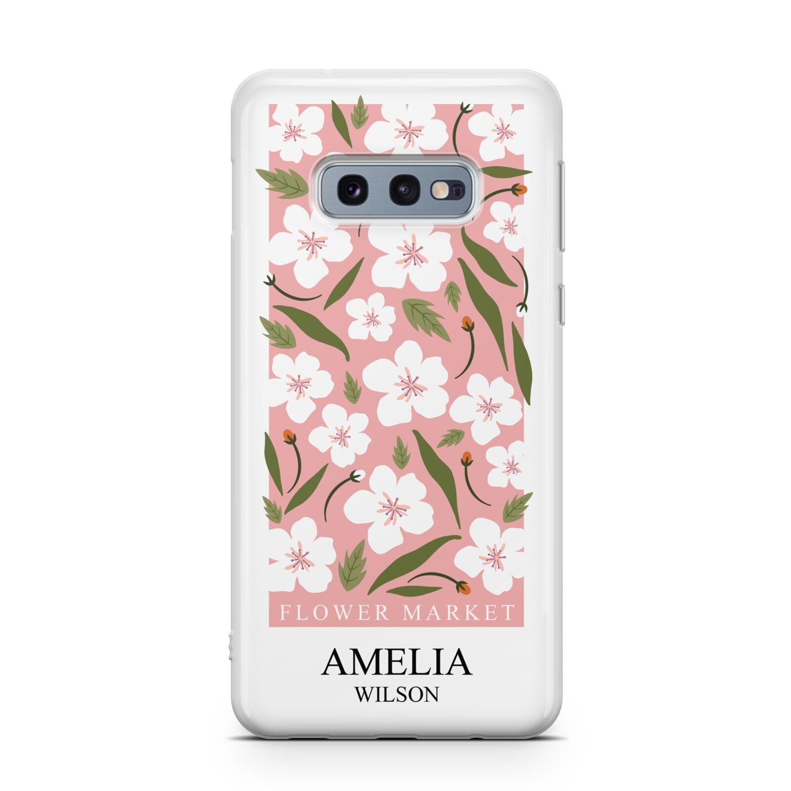 Stockholm Flower Market Poster Samsung Galaxy S10E Case