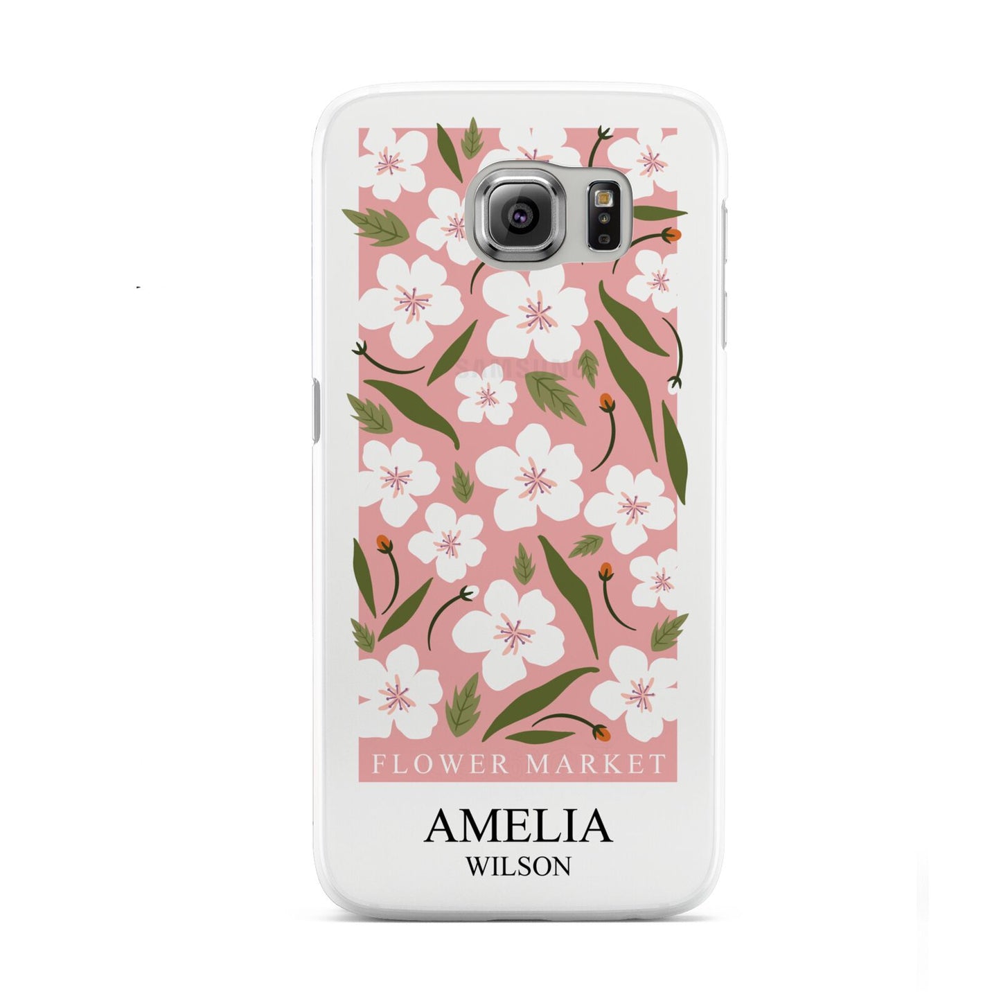 Stockholm Flower Market Poster Samsung Galaxy S6 Case