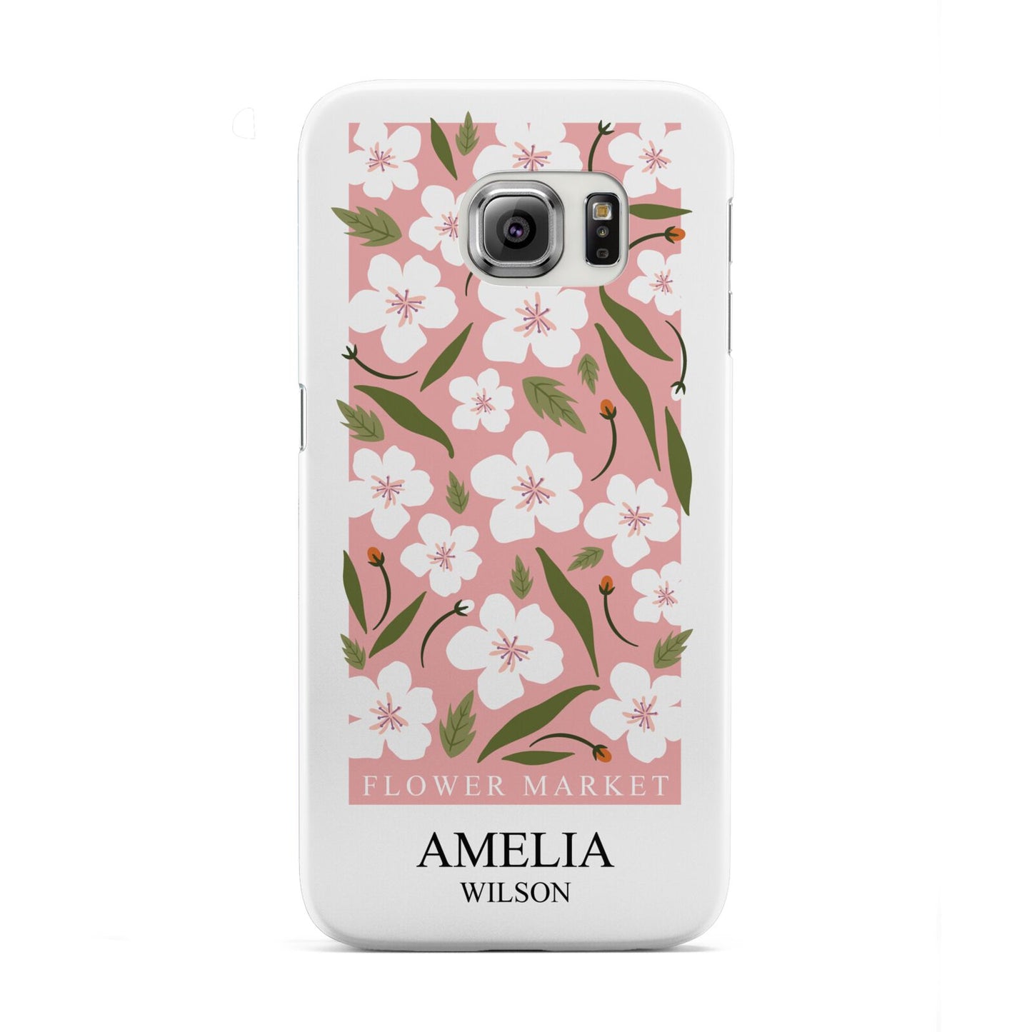 Stockholm Flower Market Poster Samsung Galaxy S6 Edge Case
