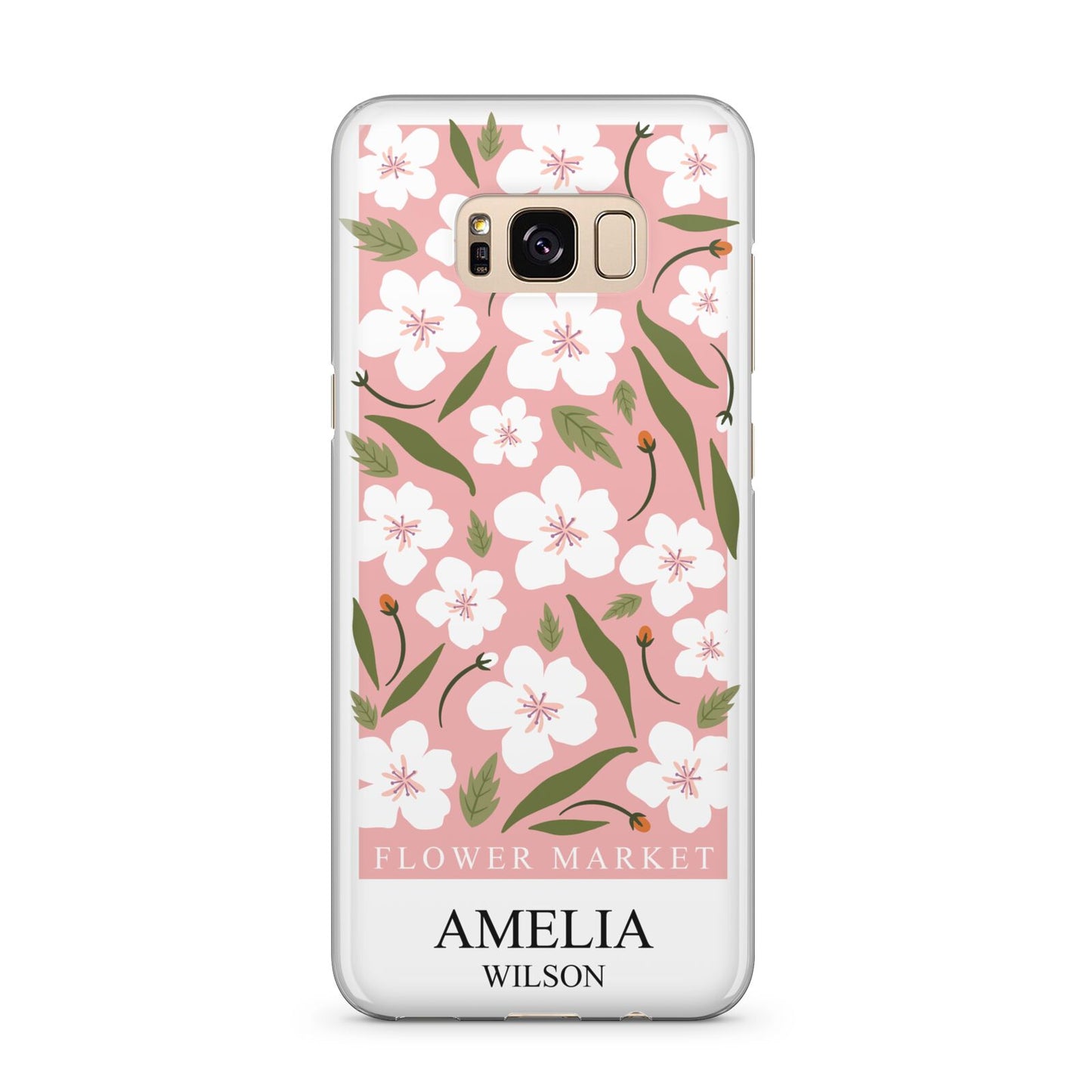 Stockholm Flower Market Poster Samsung Galaxy S8 Plus Case