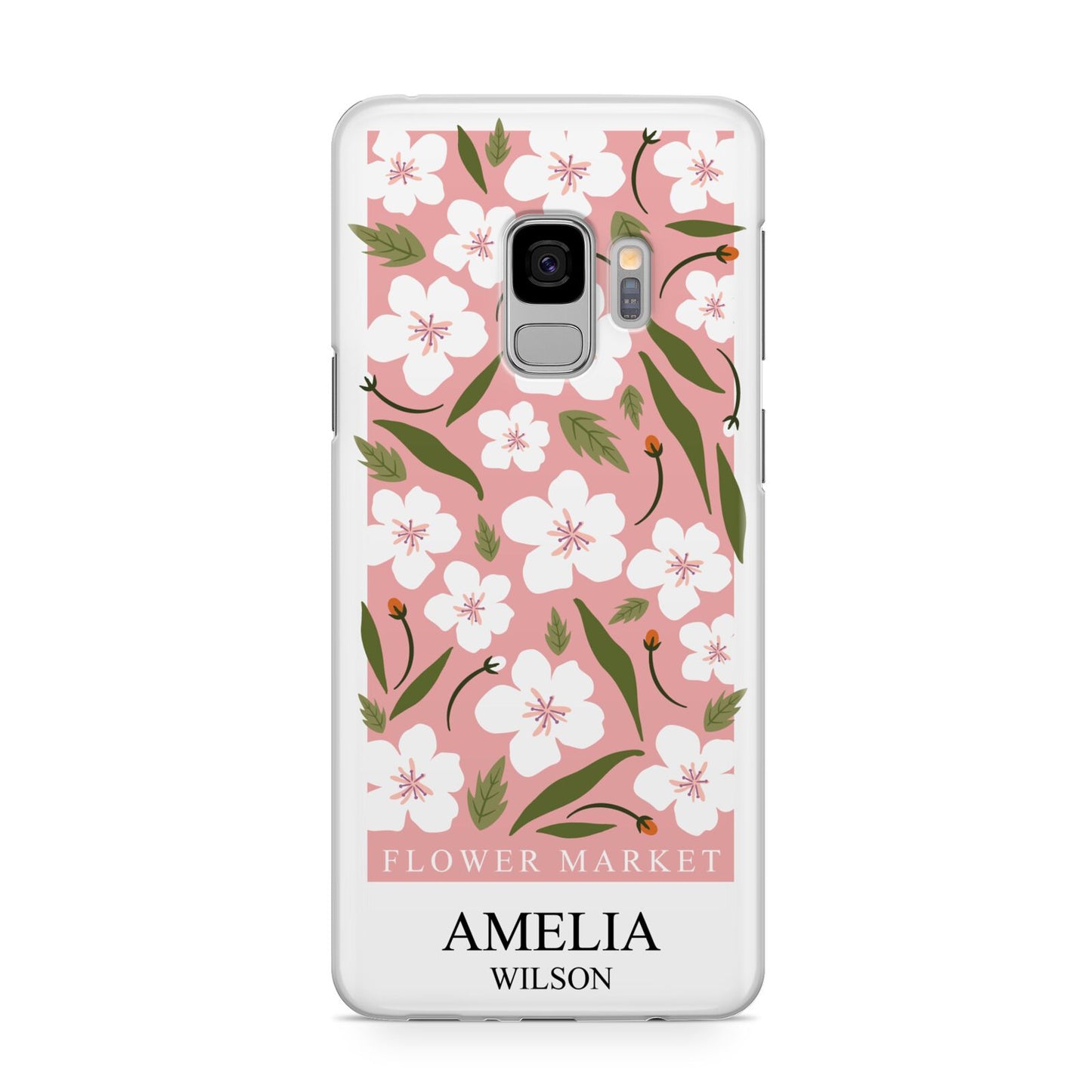 Stockholm Flower Market Poster Samsung Galaxy S9 Case