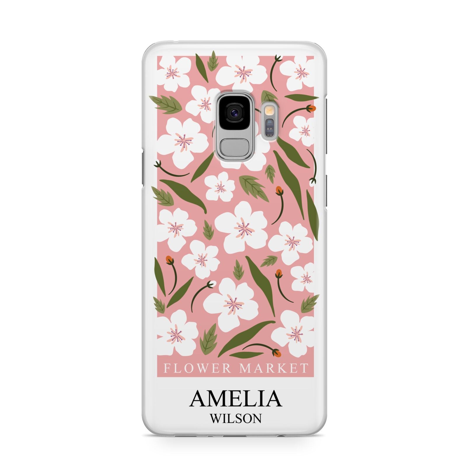 Stockholm Flower Market Poster Samsung Galaxy S9 Case