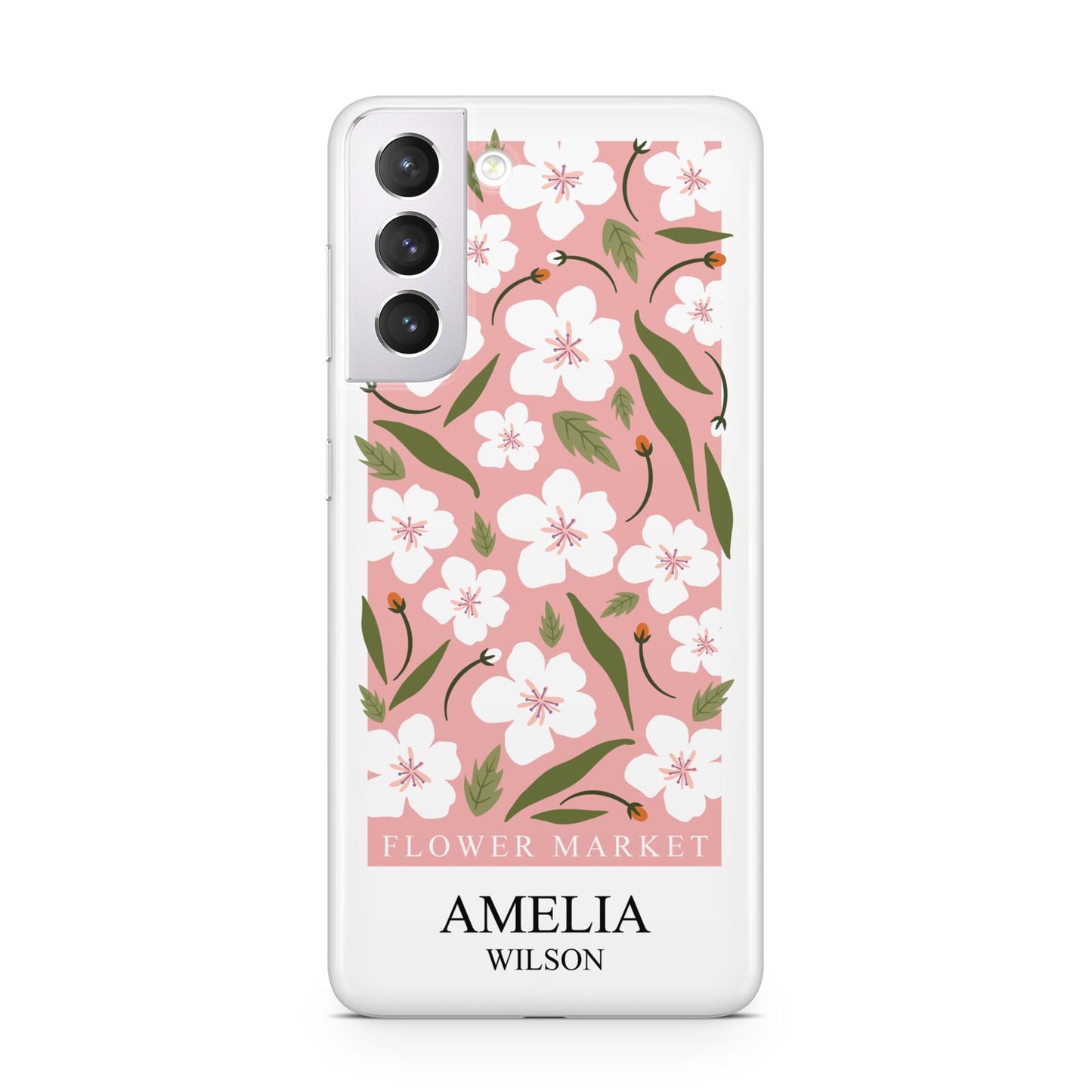 Stockholm Flower Market Poster Samsung S21 Case