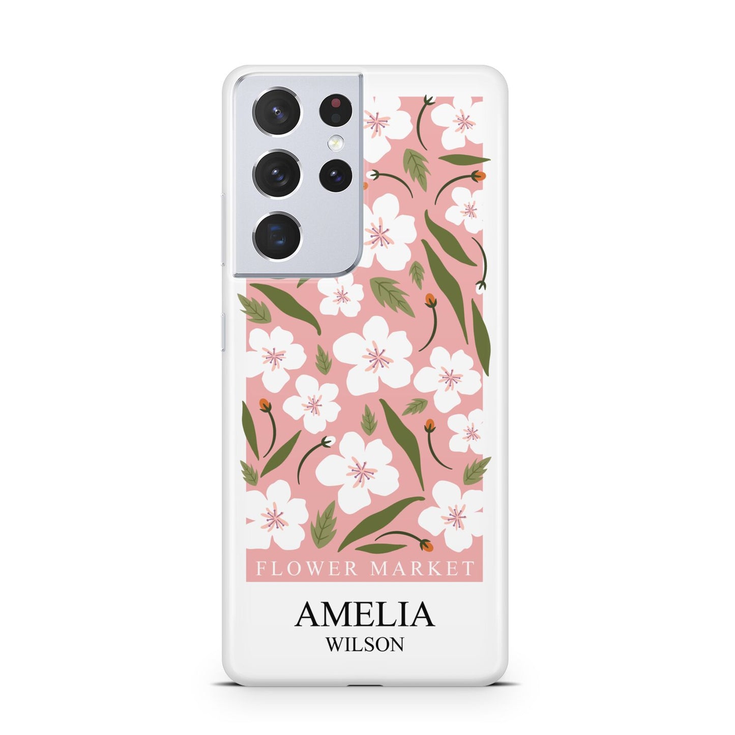 Stockholm Flower Market Poster Samsung S21 Ultra Case