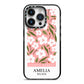 Stockholm Flower Market Poster iPhone 14 Pro Black Impact Case on Silver phone