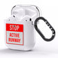 Stop Active Runway AirPods Clear Case Side Image