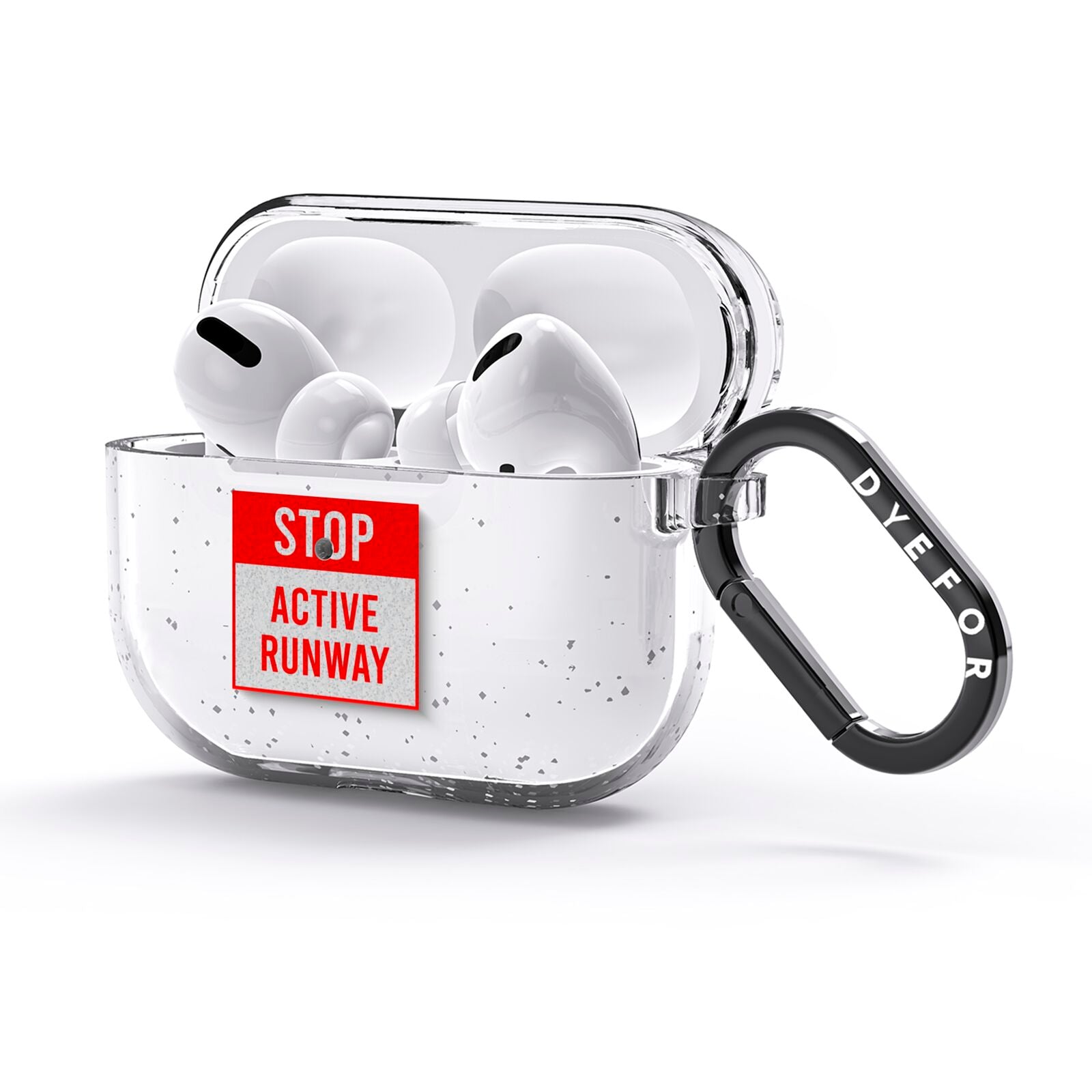 Stop Active Runway AirPods Glitter Case 3rd Gen Side Image