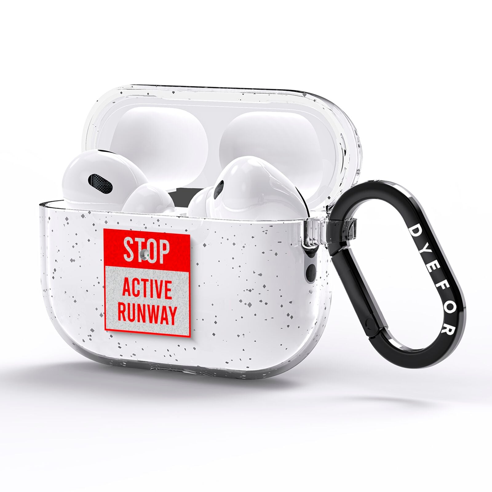 Stop Active Runway AirPods Pro Glitter Case Side Image