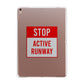 Stop Active Runway Apple iPad Rose Gold Case