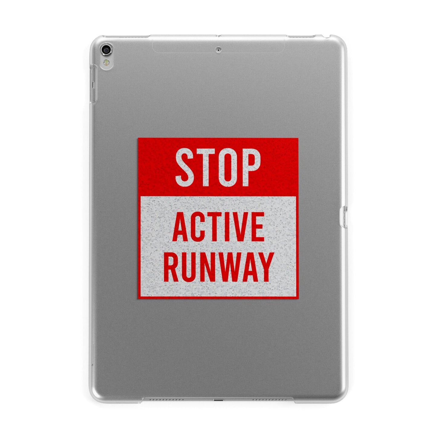 Stop Active Runway Apple iPad Silver Case