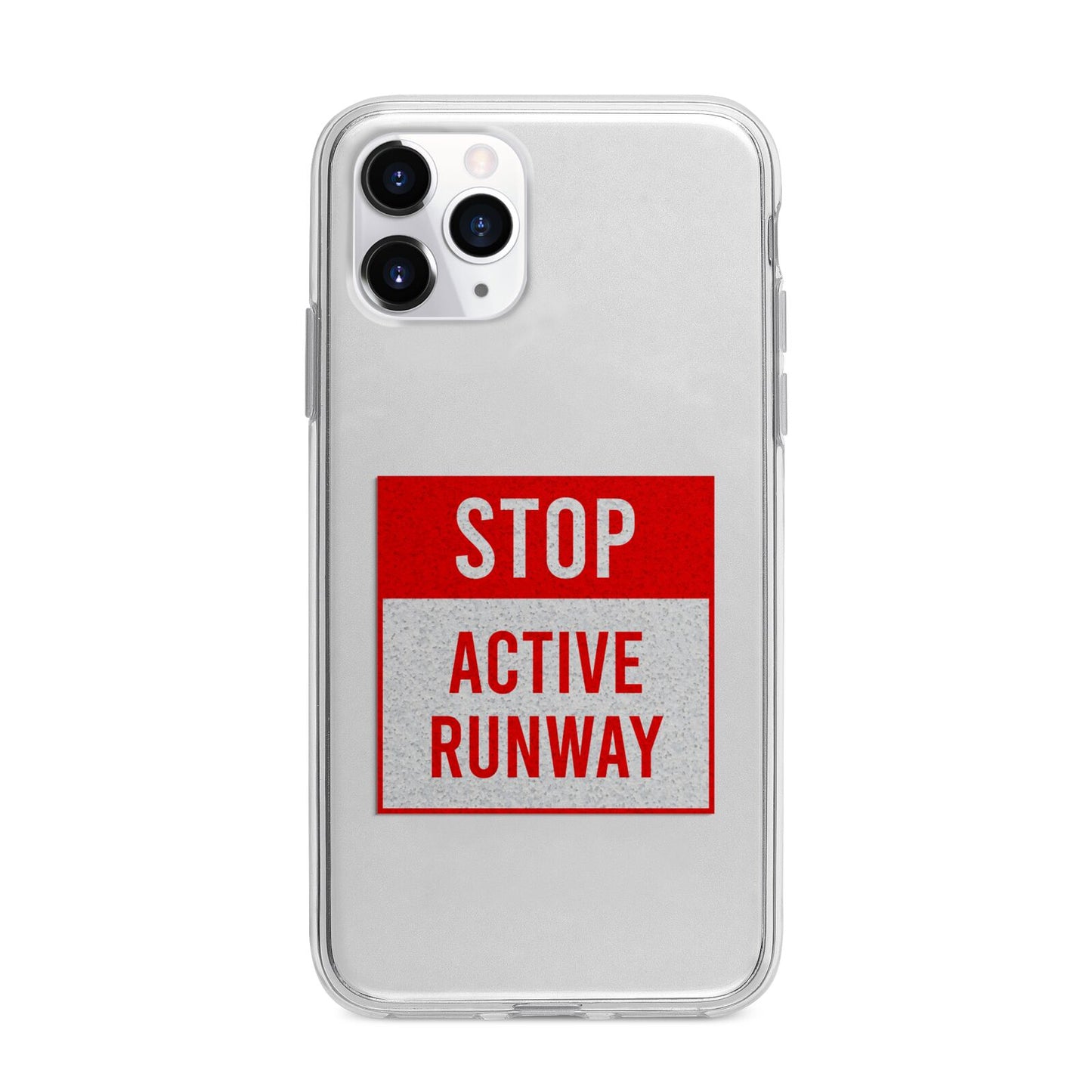 Stop Active Runway Apple iPhone 11 Pro in Silver with Bumper Case
