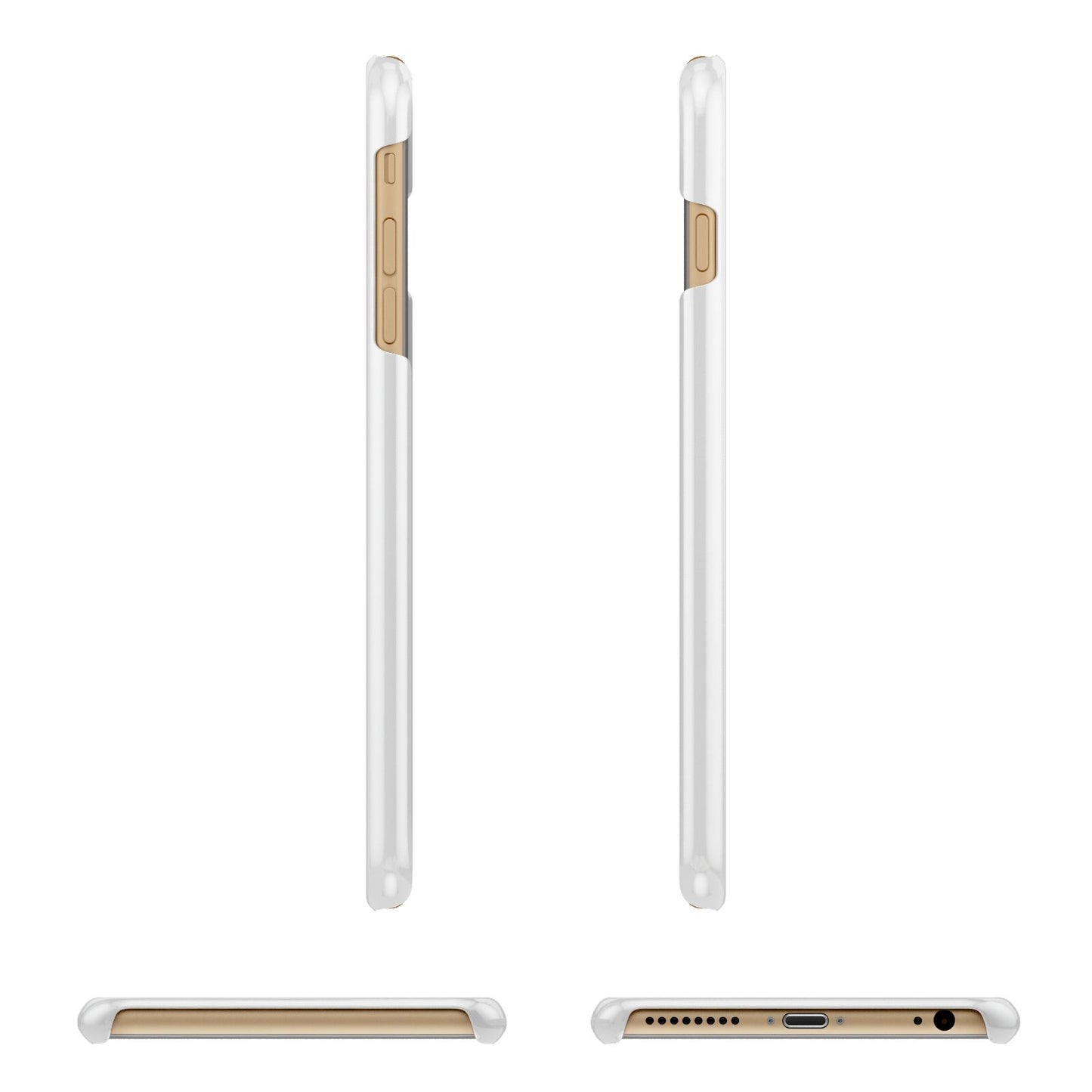 Stop Active Runway Apple iPhone 6 Plus 3D Wrap Snap Case Angled Images