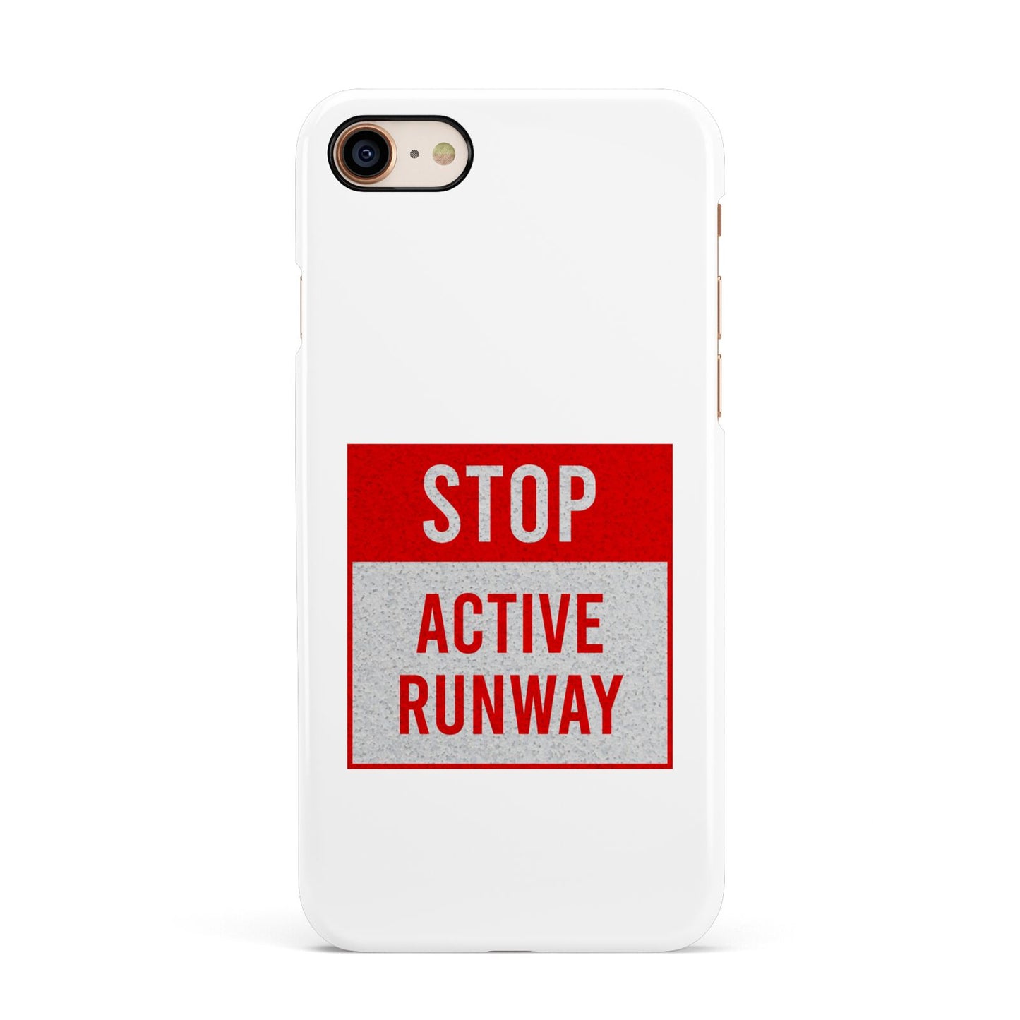 Stop Active Runway Apple iPhone 7 8 3D Snap Case