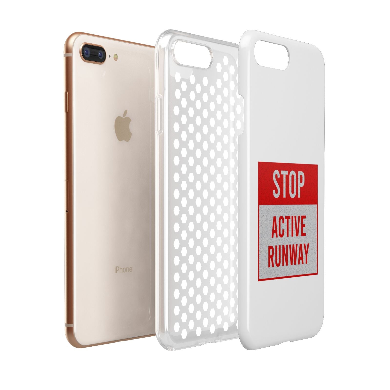 Stop Active Runway Apple iPhone 7 8 Plus 3D Tough Case Expanded View