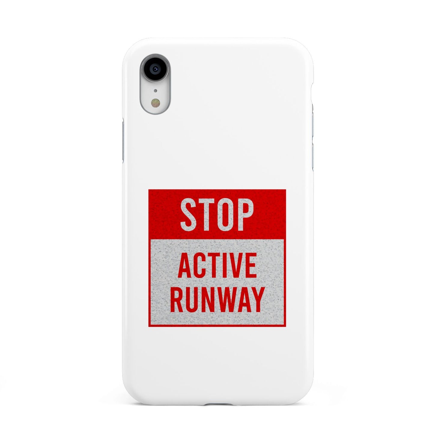 Stop Active Runway Apple iPhone XR White 3D Tough Case