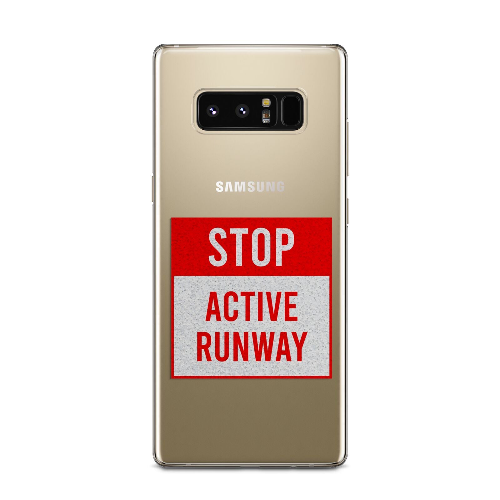 Stop Active Runway Samsung Galaxy Note 8 Case