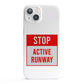 Stop Active Runway iPhone 13 Full Wrap 3D Snap Case