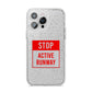 Stop Active Runway iPhone 14 Pro Max Glitter Tough Case Silver