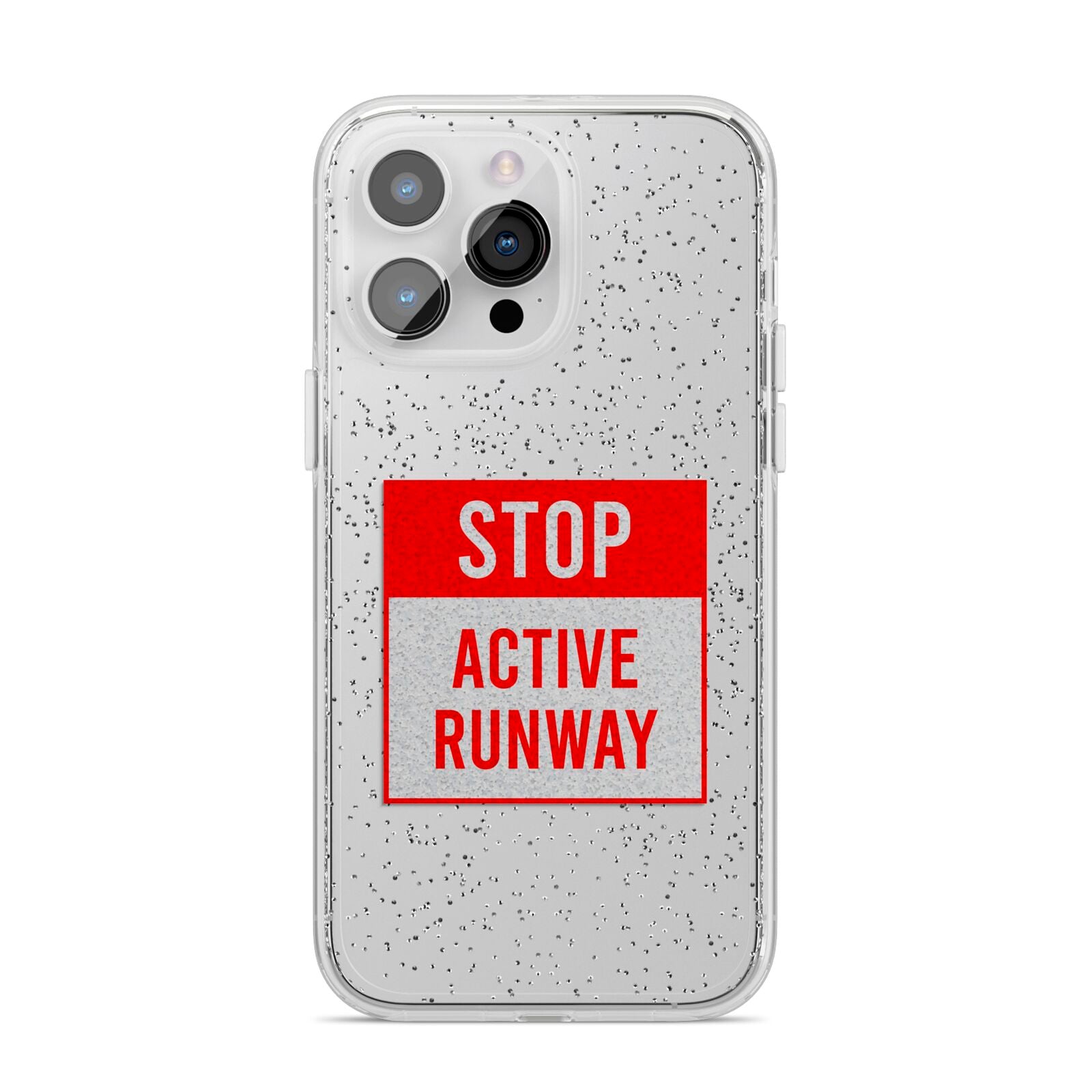 Stop Active Runway iPhone 14 Pro Max Glitter Tough Case Silver