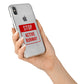 Stop Active Runway iPhone X Bumper Case on Silver iPhone Alternative Image 2