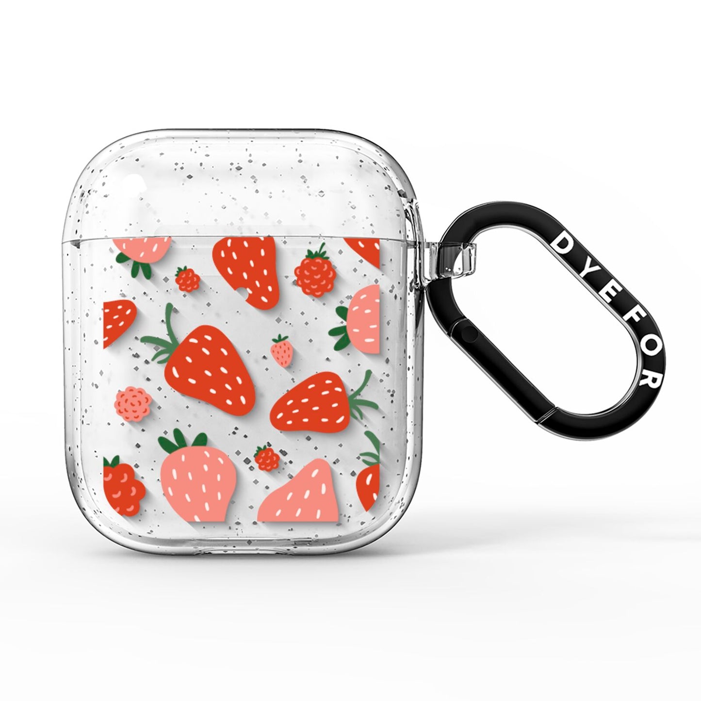 Strawberry AirPods Glitter Case