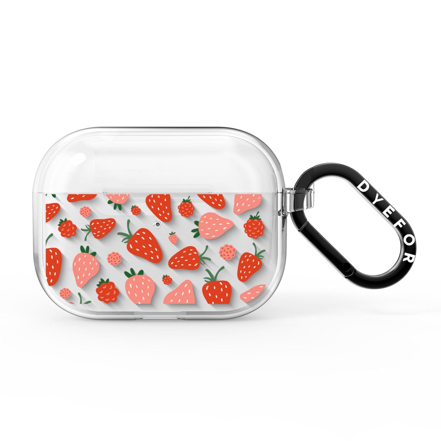 Strawberry AirPods Pro Clear Case