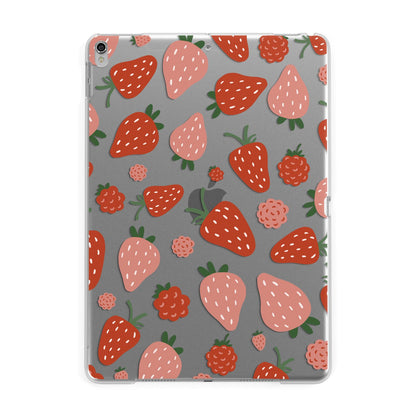 Strawberry Apple iPad Silver Case