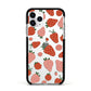 Strawberry Apple iPhone 11 Pro in Silver with Black Impact Case