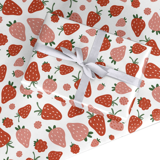 Strawberry Custom Wrapping Paper